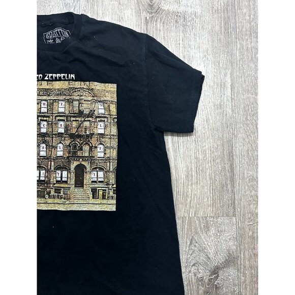 Led Zeppelin T-Shirt Men's Size Medium Crew Neck Graphic Pullover Black - Picture 5 of 8